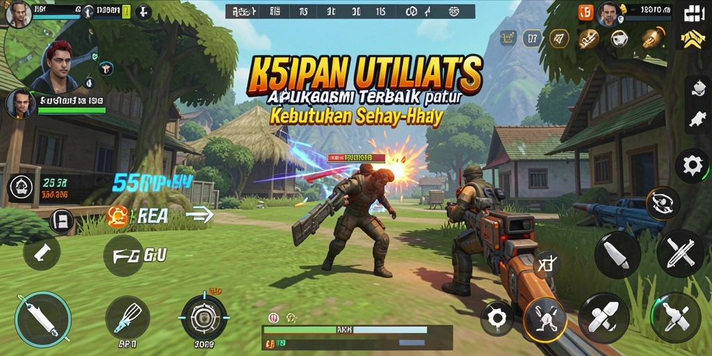 Screenshot utama 55RP menampilkan tampilan antarmuka yang menarik dan sederhana.