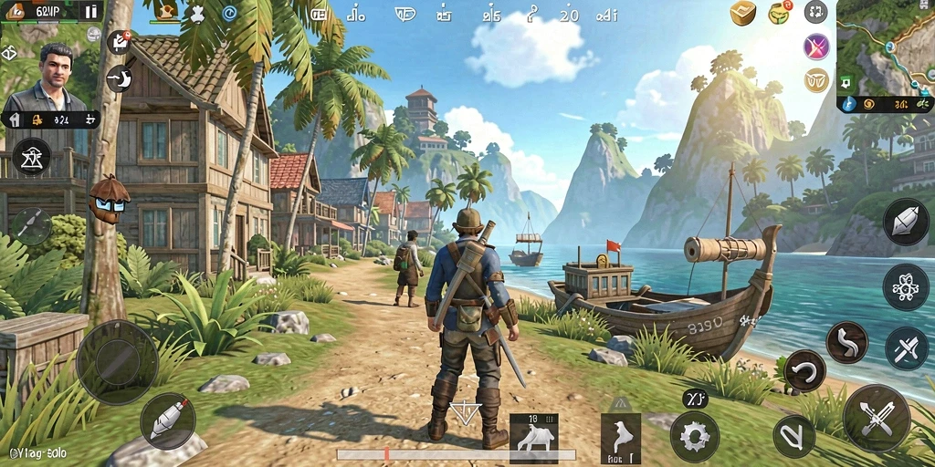 Gameplay Open World di 62VIP dengan eksplorasi yang mendalam.