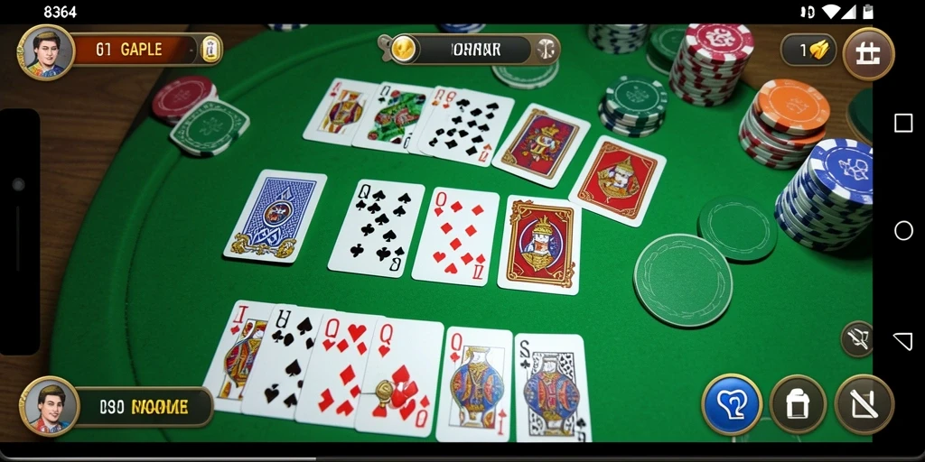 Tampilan gameplay seru Gaple di 8364