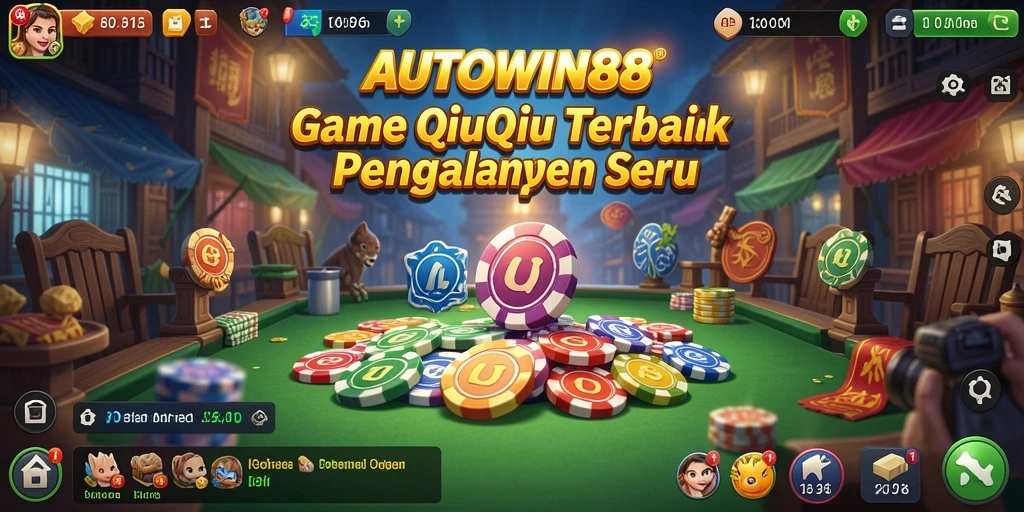 Tampilan gameplay seru di AUTOWIN88 saat bermain QiuQiu.