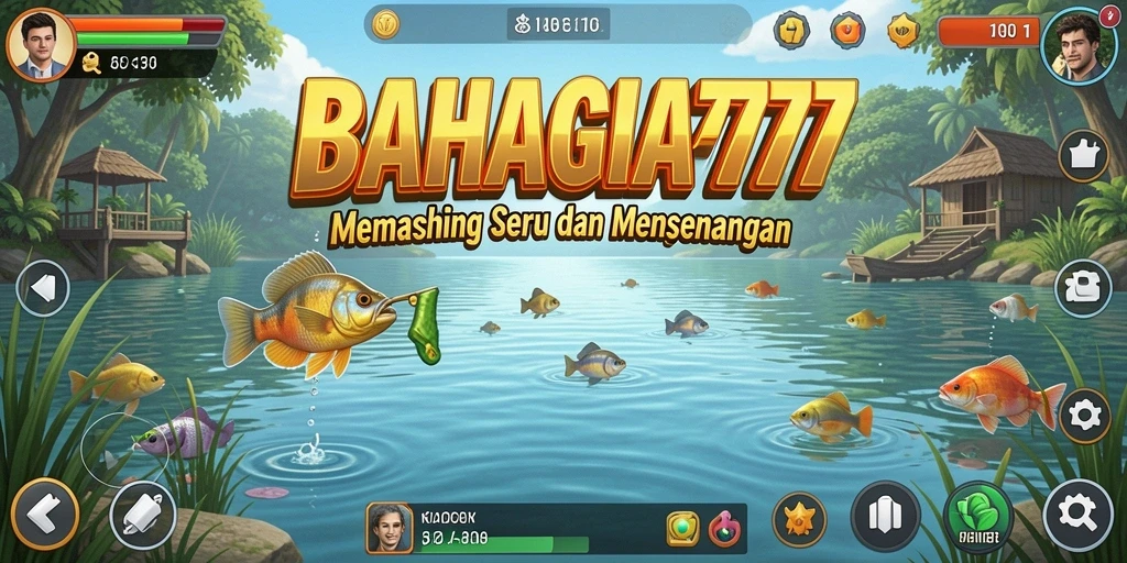 Tampilan gameplay BAHAGIA777 yang menakjubkan saat memancing.