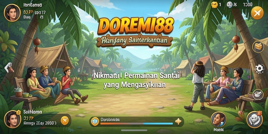 Tampilan gameplay DOREMI88 yang mengasyikkan dengan grafis ceria.