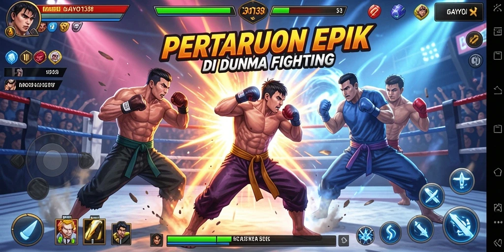 Tampilan gameplay GAYO138 yang mendebarkan saat pertarungan berlangsung.