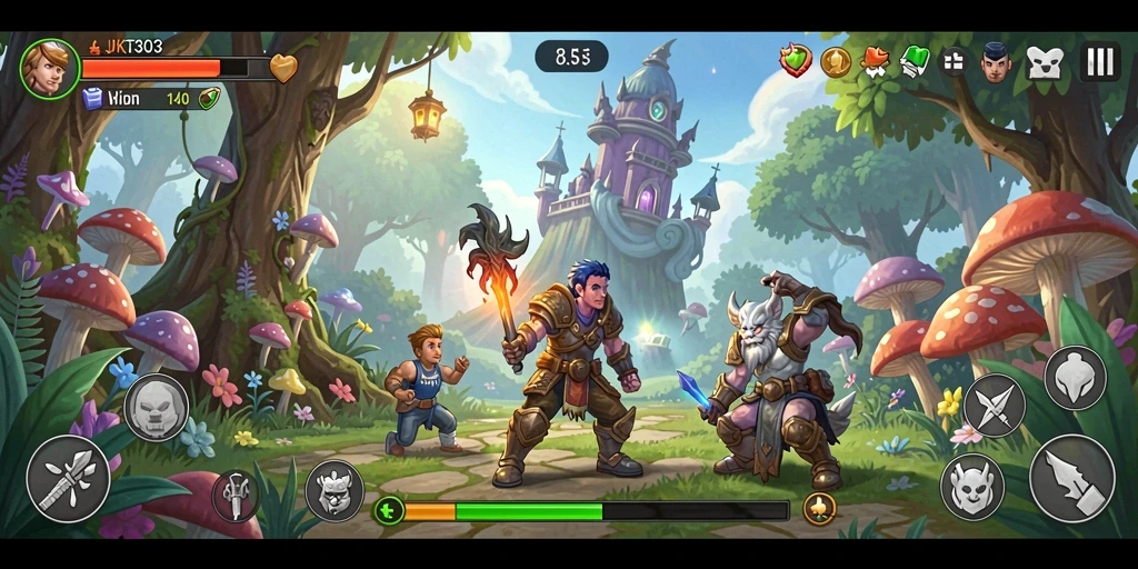 Tampilan gameplay seru dan mendebarkan di JKT303.