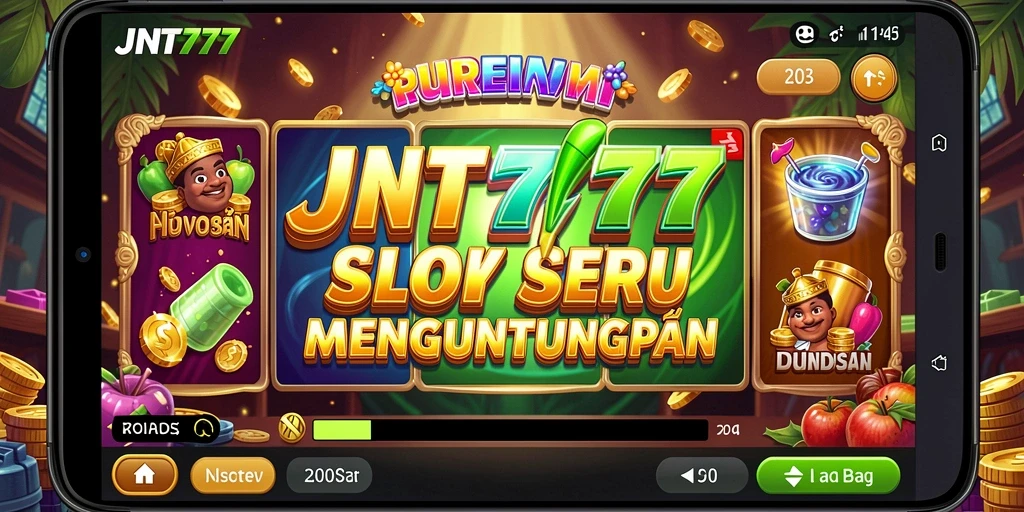 Tampilan menarik dari gameplay Slot di JNT777.