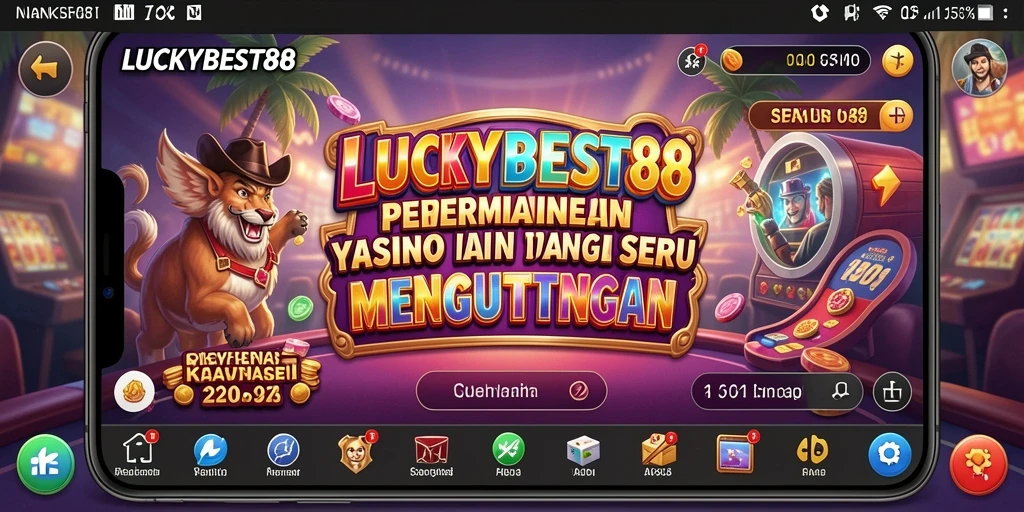 Screenshot utama menampilkan gameplay menegangkan dari LUCKYBEST88.