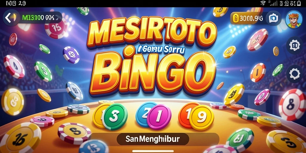 Screenshot gameplay MESIRTOTO menampilkan keseruan permainan Bingo.