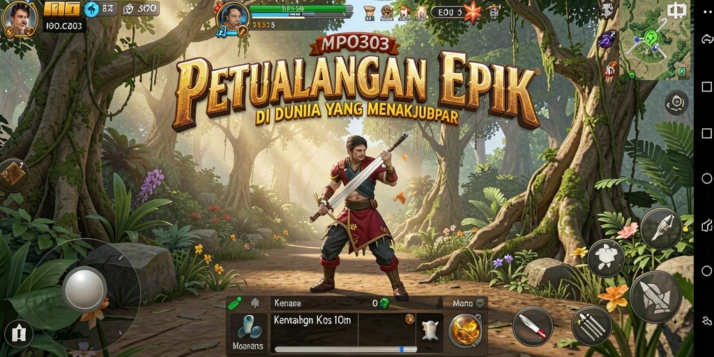 Tampilan gameplay MPO303 yang epik dalam menjelajahi dunia petualangan.