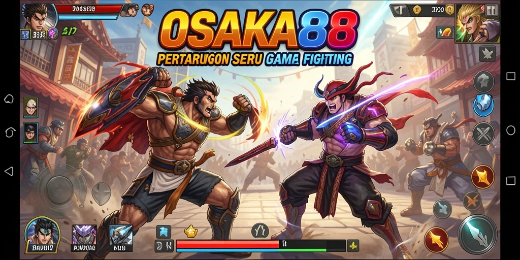 Tampilan screenshot gameplay OSAKA88 dengan aksi pertarungan yang mendebarkan.