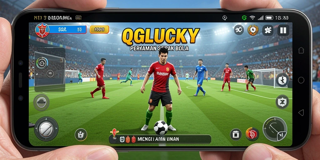Tampilan gameplay QGLUCKY yang menegangkan dan realistis.