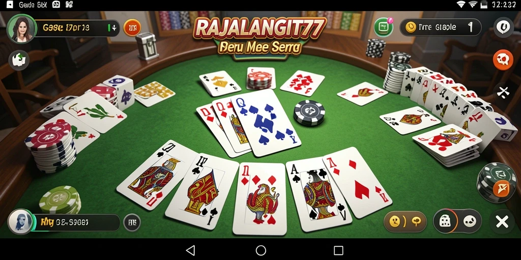 Tampilan gameplay seru dan interaktif dalam RAJALANGIT77.