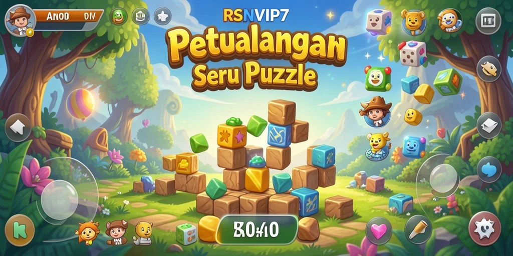 Tampilan gameplay seru dari RSNVIP7 dengan tantangan puzzle.