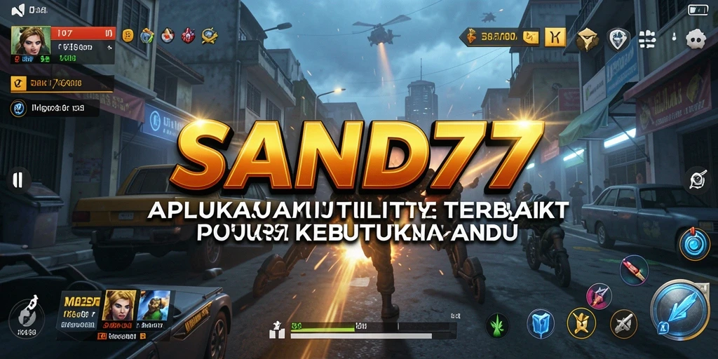 Tampilan antarmuka SAND77 yang sederhana dan efisien untuk kebutuhan Utility.