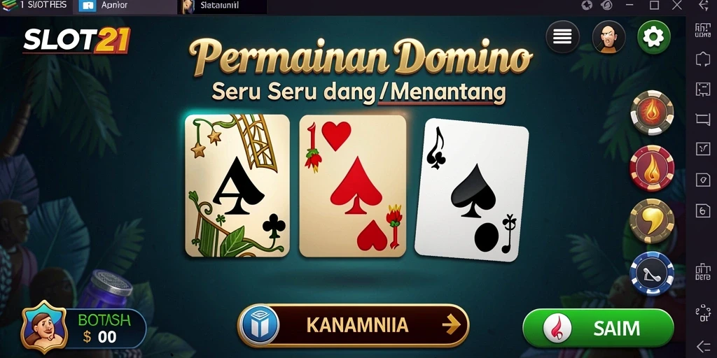 Tampilan gameplay menarik dari SLOT21 yang penuh tantangan.