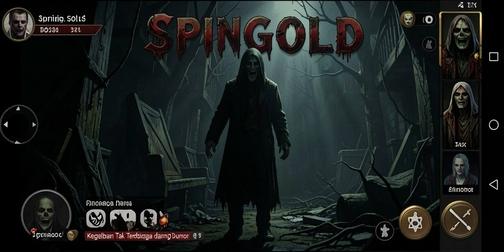 Tampak menegangkan saat menjelajahi area gelap di SPINGOLD.