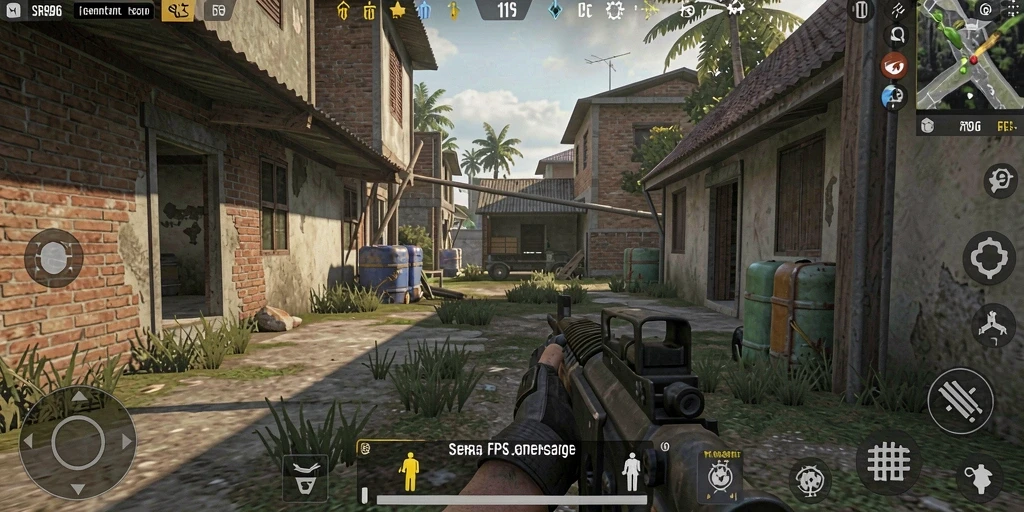 Gameplay mendebarkan dari SR996 dengan aksi tembak-menembak yang intens.