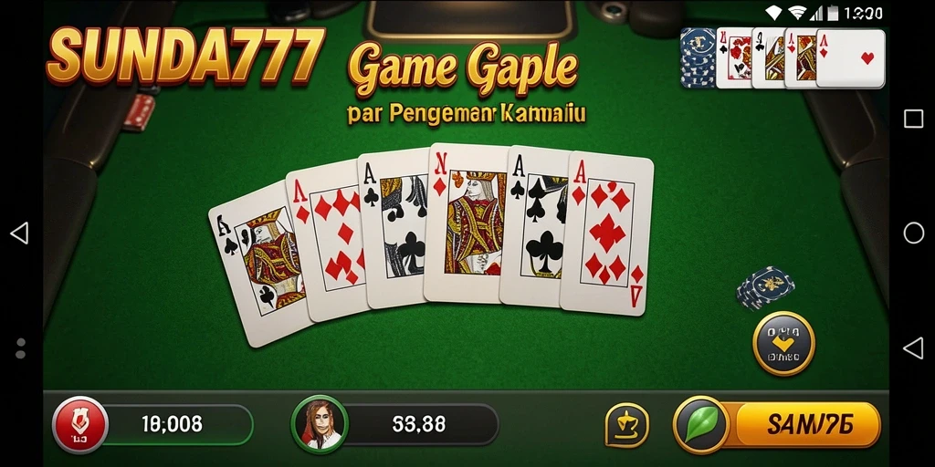 Tampilan gameplay Gaple yang seru dan interaktif.