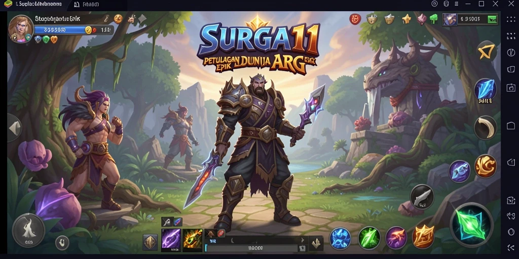Tampilan mendebarkan dari gameplay SURGA11 yang penuh aksi.