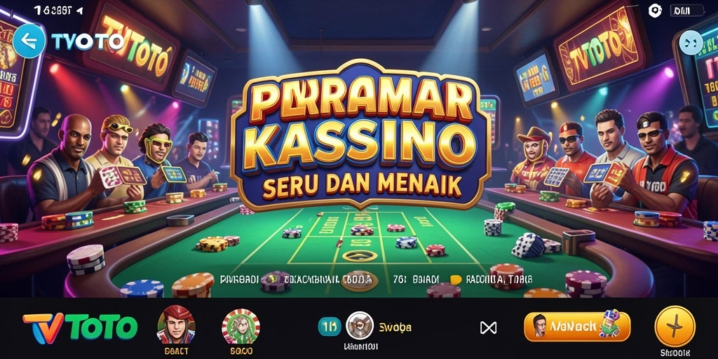 Gameplay seru dan menarik dari TVTOTO yang penuh warna.
