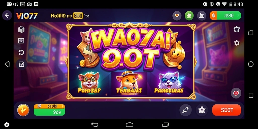 Tampilan gameplay yang menarik dari slot VIO77 dengan efek visual yang memukau.