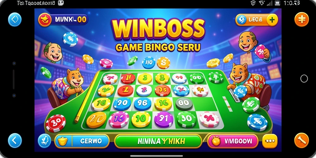 Gameplay seru Bingo yang penuh warna dan interaksi.