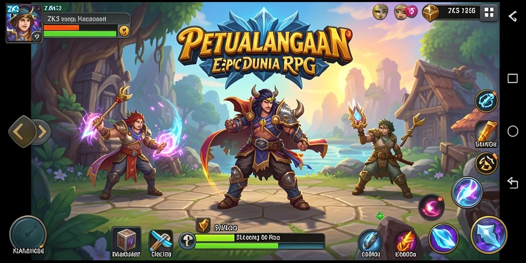 Tampilan gameplay ZK3 yang menarik dan mendalam.